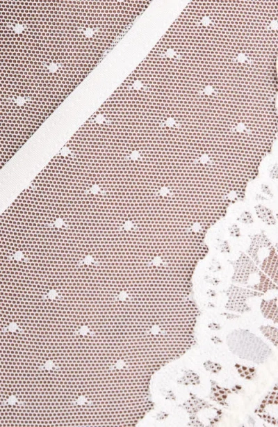 Hunkemoller Hunkemöller Posie Mesh & Lace Bodysuit In Yellow