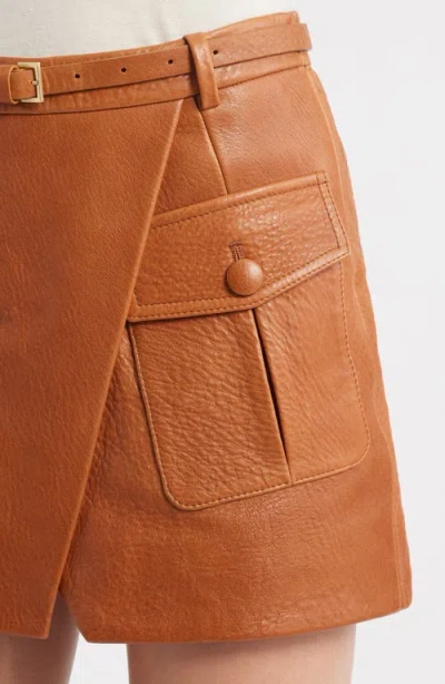 Frame The Scout Short In Copper In Burgundy