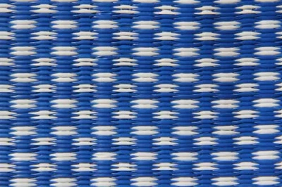 Mad Mats Basic Blue & White Rug