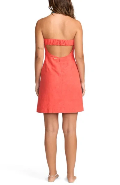 Billabong Bright Bloom Dress In Orange