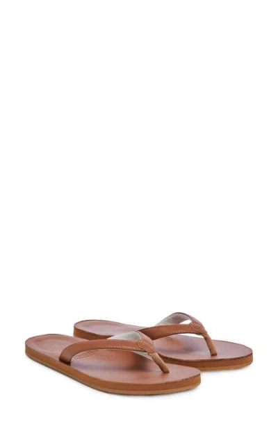 Hari Mari The Clipper Waterproof Flip Flop In Brown