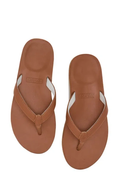 Hari Mari The Clipper Waterproof Flip Flop In Brown