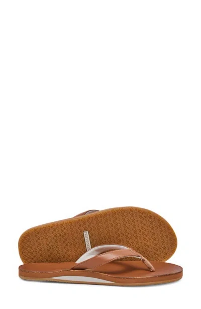 Hari Mari The Clipper Waterproof Flip Flop In Brown