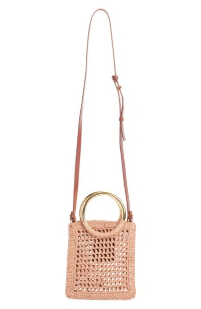 Chloé Mini Summer Banana Raffia Tote