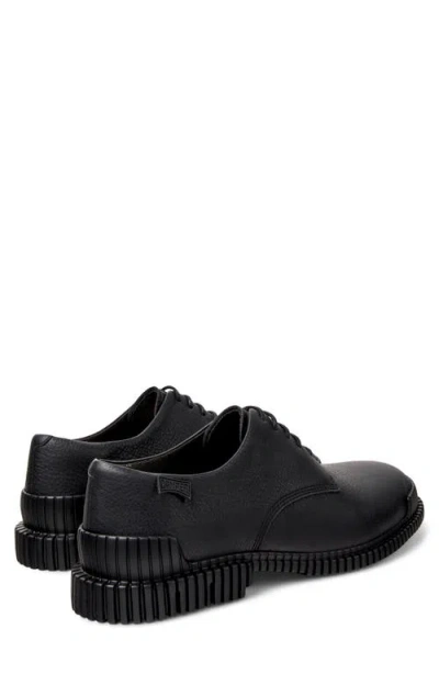 Camper Pix Plain Toe Derby In Black