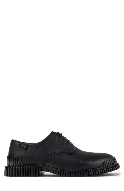 Camper Pix Plain Toe Derby In Black