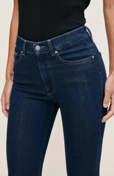 Dl1961 Bridget Boot High Rise Instasculpt Crop Jeans In Lunar Sky In Blue
