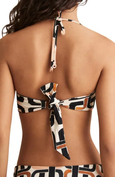 Reiss Ari Cutout Halter Bikini Bottoms In Multi