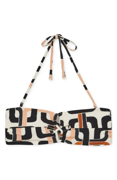 Reiss Ari Cutout Halter Bikini Bottoms In Multi