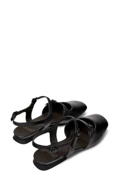 Camper Casi Myra Buckle-strap Leather Pumps In Black