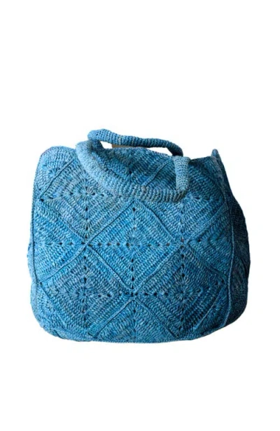 Zanatany Concepts Nico Raffia Tote Bag