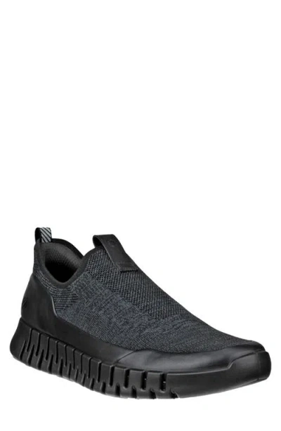 Ecco Gruuv Slip-on Sneaker In Black