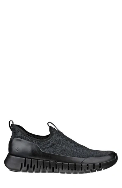 Ecco Gruuv Slip-on Sneaker In Black