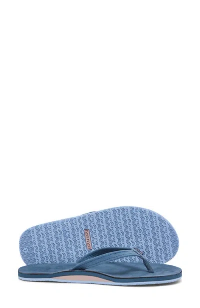 Hari Mari Fields Flip Flop In Blue