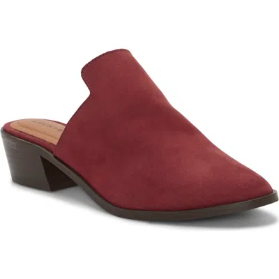 Lucky Brand Women's Myrila Low Heeled Mules In Red