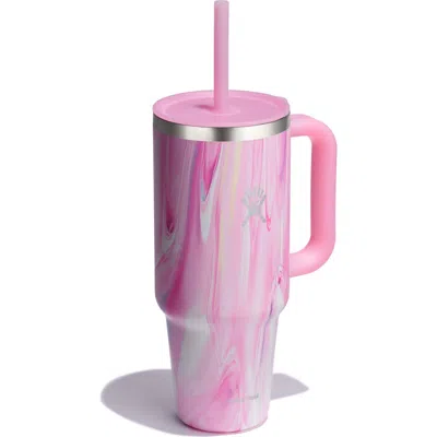 Hydro Flask Jelly Travel Tumbler, 40 Oz. In Pink