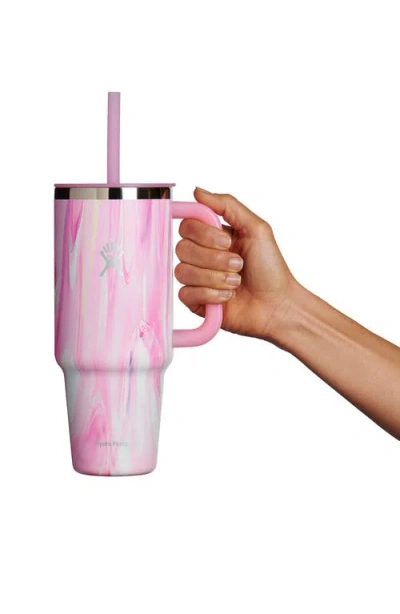 Hydro Flask Jelly Travel Tumbler, 40 Oz. In Pink
