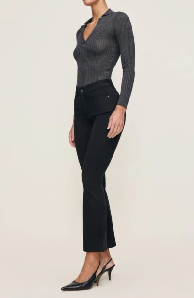 Dl1961 Bridget Instasculpt Raw Hem Ankle Bootcut Jeans In Marine