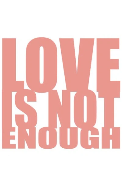 Dai Moda Love Oversize Split Hem Cotton Blend Graphic T-shirt In Pink