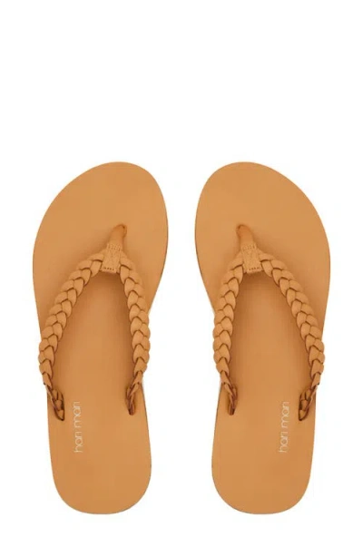 Hari Mari Meadows Braided Flip Flop In Brown