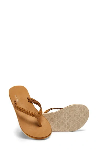 Hari Mari Meadows Braided Flip Flop In Brown