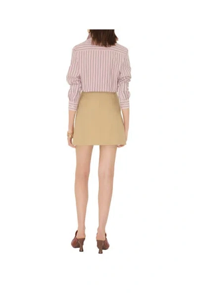 Burberry Bonded Gabardine Trench Mini Skirt