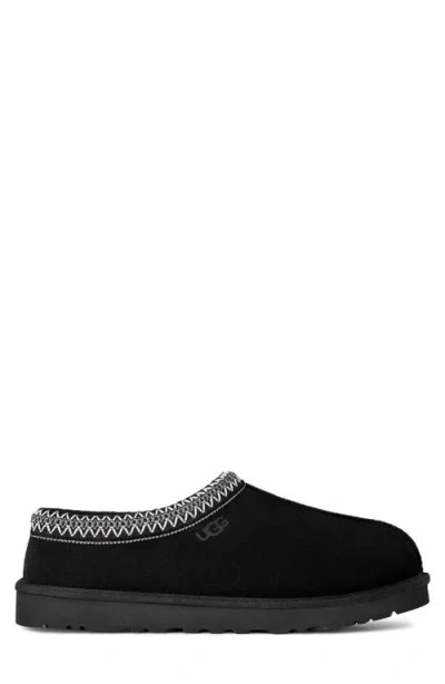 Ugg Tasman Ii 1174671-blk Slipper Men Black Suede Sheepskin Lined Slip-on Gug228