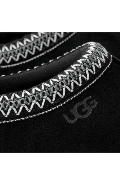 Ugg Tasman Ii 1174671-blk Slipper Men Black Suede Sheepskin Lined Slip-on Gug228