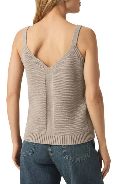 Splendid Banks V-neck Sweater Tank In Brown