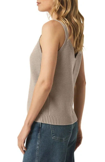 Splendid Banks V-neck Sweater Tank In Brown