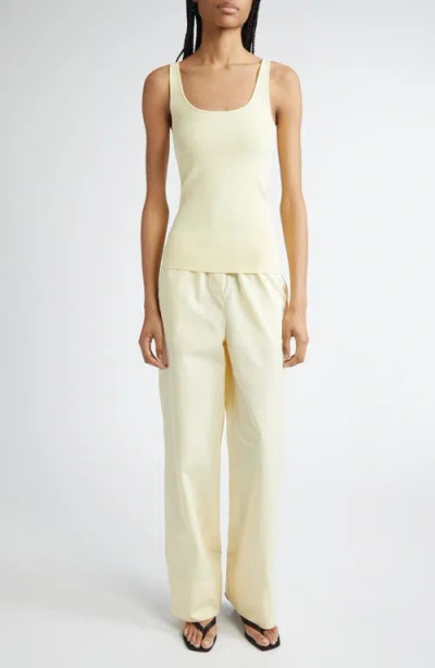 Totême Toteme Compact Knit Tank In Neutral