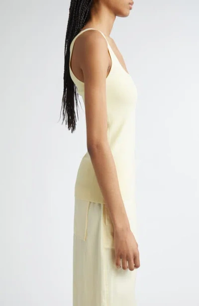 Totême Toteme Compact Knit Tank In Neutral