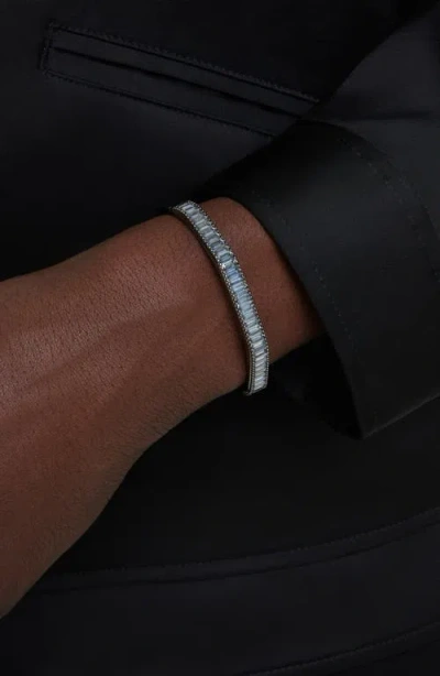 Swarovski Matrix Bangle In Metallic