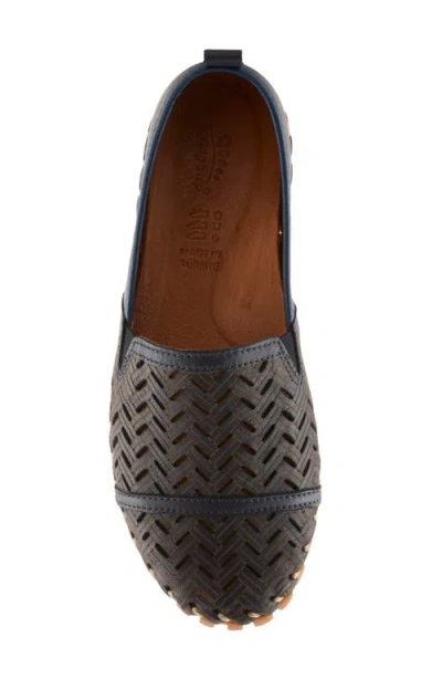 Spring Step Kapri Flat In Blue