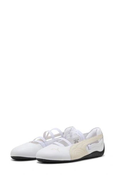 Puma Speedcat Ballet Leather Sneaker In White