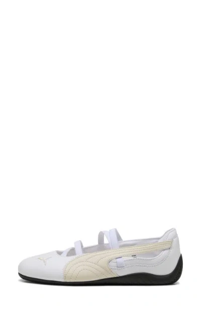 Puma Speedcat Ballet Leather Sneaker In White