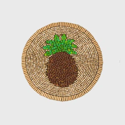 Joanna Buchanan Hand Beaded Coasters In Multi