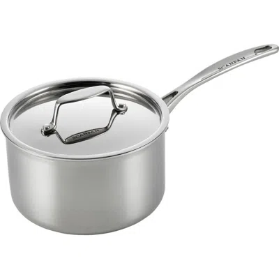 Scanpan Fusion 5 2.5-quart Saucepan & Lid In Metallic