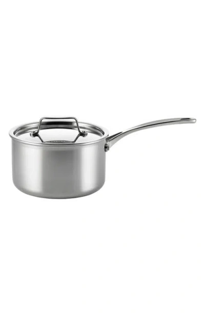 Scanpan Fusion 5 2.5-quart Saucepan & Lid In Metallic