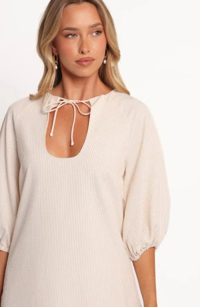 Petal And Pup Petal & Pup Sidney Front Tie Shift Dress In White