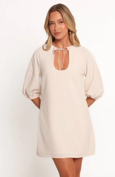 Petal And Pup Petal & Pup Sidney Front Tie Shift Dress In White