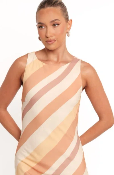 Petal And Pup Petal & Pup Flavia Stripe Maxi Slipdress In Multi