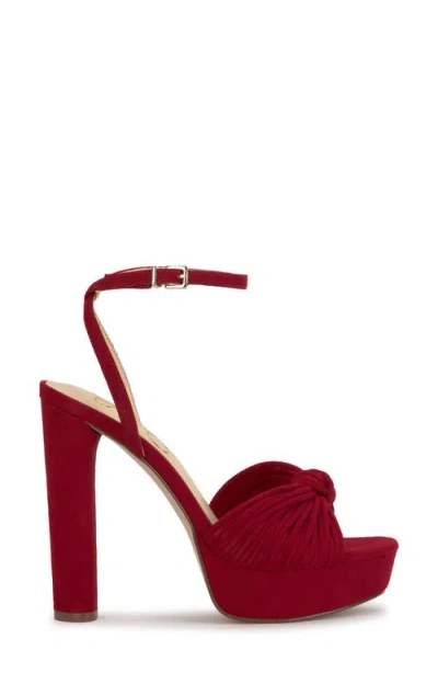 Jessica Simpson Women's Immie Platform Dress Sandals In Red