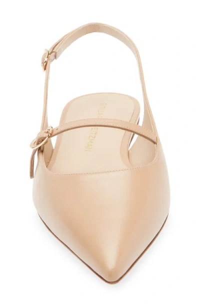 Stuart Weitzman Mara Pointed Toe Slingback Flat