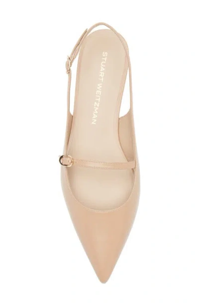 Stuart Weitzman Mara Pointed Toe Slingback Flat
