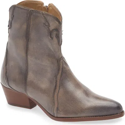 Free People New Frontier Western Bootie In Brown | ModeSens