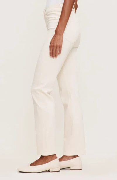 Dl1961 Dl 1961 Halle High Rise Straight Leg Instasculpt Jeans In Ecru