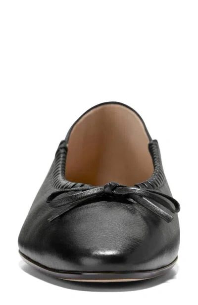 Cole Haan Chlea Pointed Toe Ballet Flat In Black