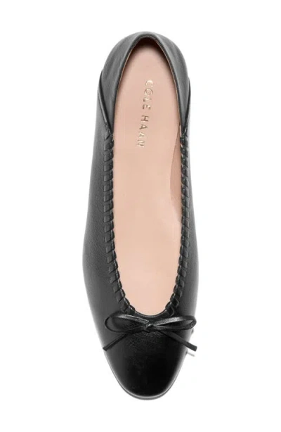 Cole Haan Chlea Pointed Toe Ballet Flat In Black