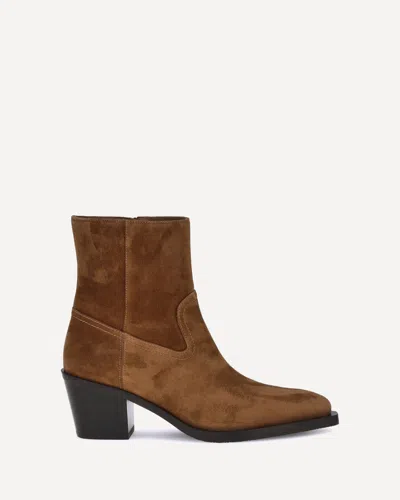 Stuart Weitzman Tate Ankle Boots In Brown